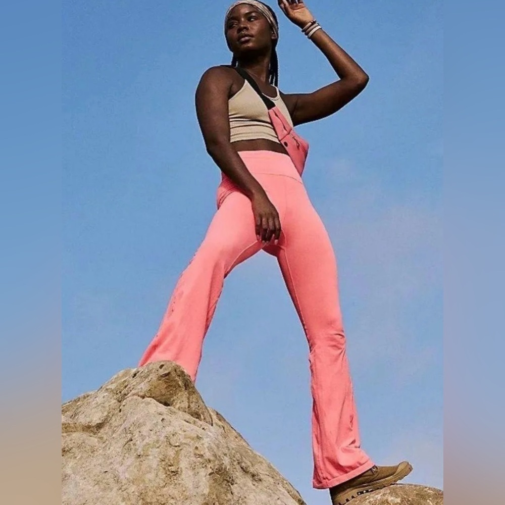 FP Movement by Free People Pink Flare Pants XS/S - Picture 2 of 8